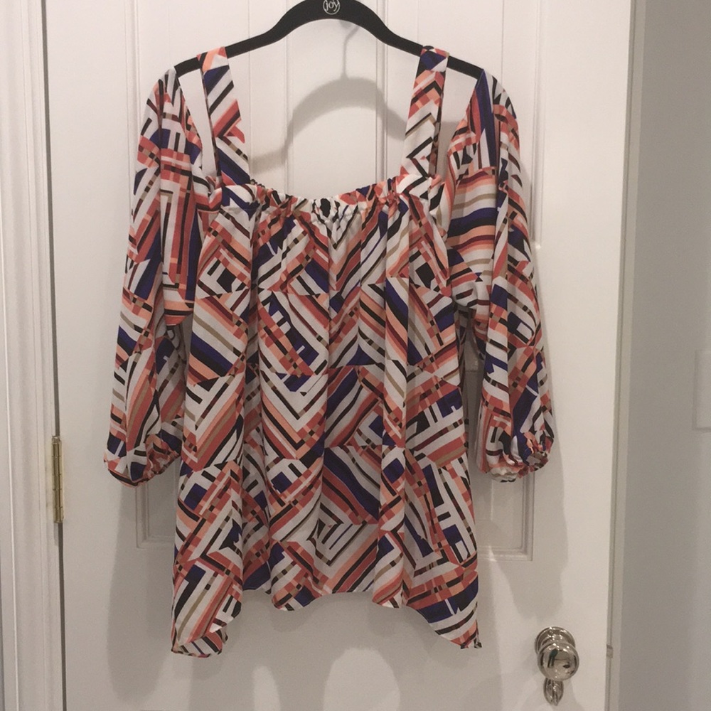 Vince Camuto cold shoulder top